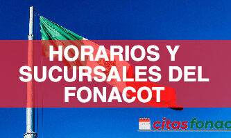 HORARIOS Y SUCURSALES DEL FONACOT